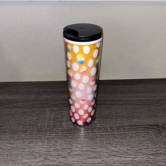 Starbucks Spring 2019 Easter Eggs Ombré Pink Yellow Travel Mug Cup Tumbler - Picture 3 of 5